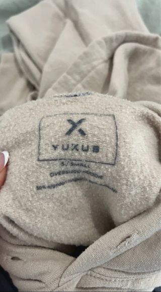 Sudadera Yuxus Beige Mujer