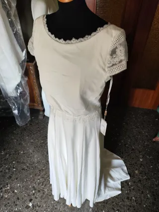 Vestido de Novia Blanco Nuevo Oportunidad