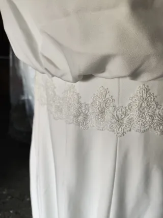 Vestido de Novia Blanco Nuevo Oportunidad