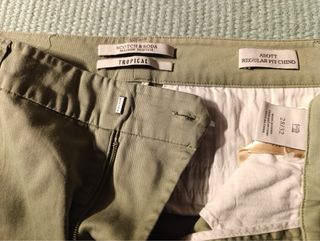 Pantalón Scott & Soda verde algodón chica