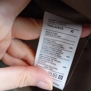 Pinko piumino marrone con pelliccia