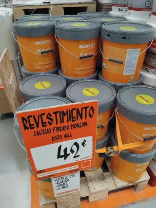 2 cubos de Revestimiento Caucho Monto 14L nuevos