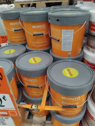 2 cubos de Revestimiento Caucho Monto 14L nuevos