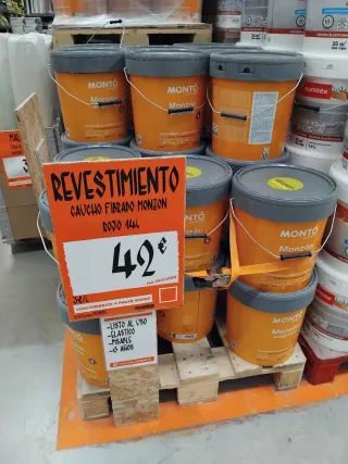 2 cubos de Revestimiento Caucho Monto 14L nuevos