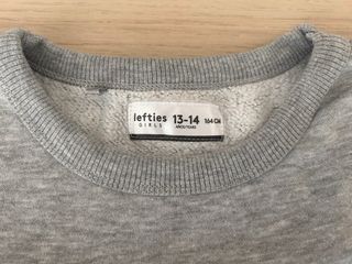 Sudadera Gris Lefties Talla M