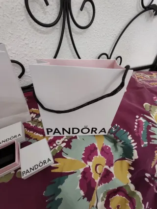 Caja y bolsa Pandora. Lo demás de regalo.