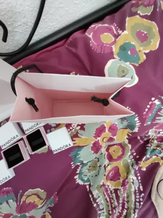 Caja y bolsa Pandora. Lo demás de regalo.