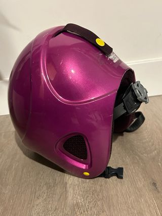 Casco de esquí infantil Wedze morado
