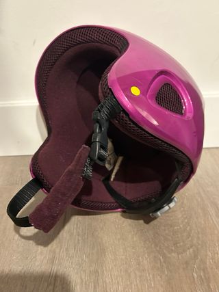 Casco de esquí infantil Wedze morado