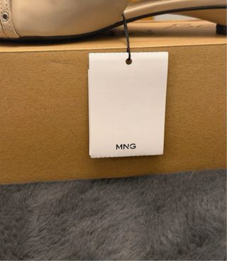 Zapatos destalonados Mango beige