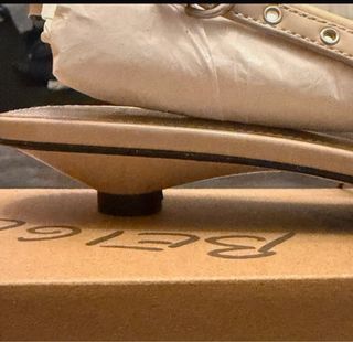 Zapatos destalonados Mango beige