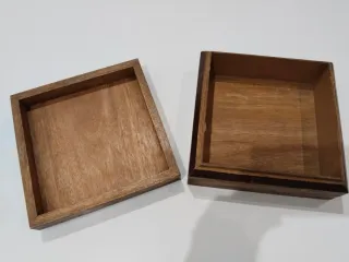 Caja de madera decorativa