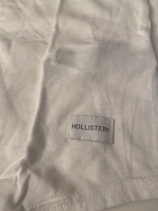 Camiseta Hollister Blanca Talla M
