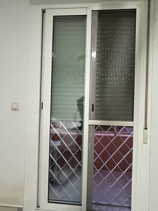 Balconera de cristal corredera