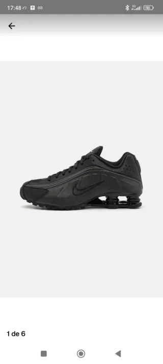 Nike Shox R4 Negro 41