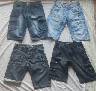 LOTE 9 PANTALONES VAQUEROS CORTOS