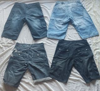 LOTE 9 PANTALONES VAQUEROS CORTOS