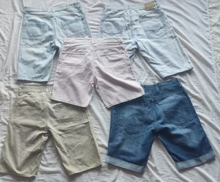LOTE 9 PANTALONES VAQUEROS CORTOS