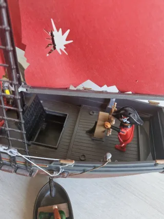 Barco Pirata Playmobil con Isla