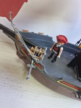 Barco Pirata Playmobil con Isla