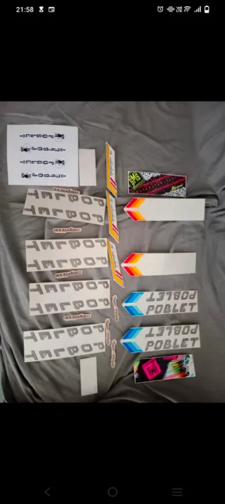 Pegatinas Poblet Originales  para Bicicleta