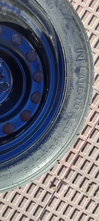 Rueda de repuesto temporal T125/80D15