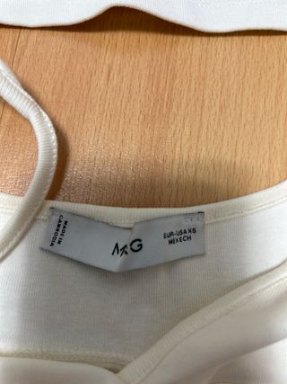 Lote 2 Camisetas Tirantes Blancas XS