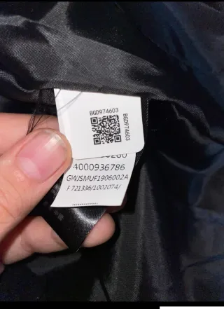 Chaleco acolchado Negro