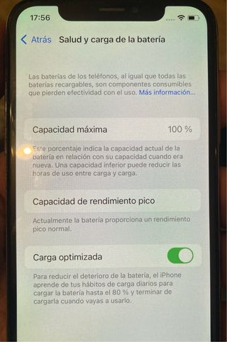 iPhone X 256 GB como nuevo