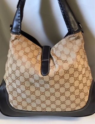 Bolso Gucci Vintage Beige/Negro