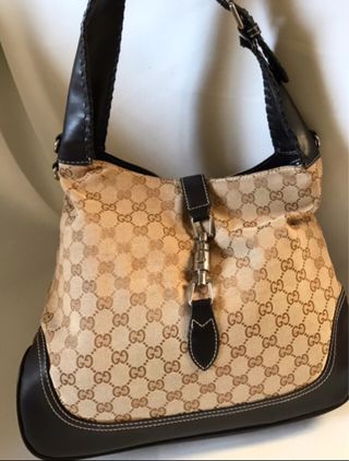 Bolso Gucci Vintage Beige/Negro