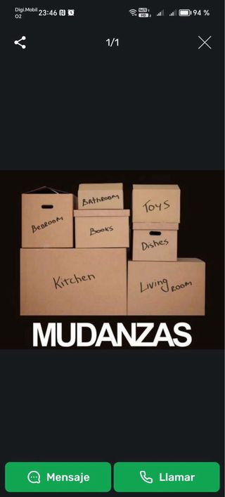 Mudanzas y vaciado de  viviendas