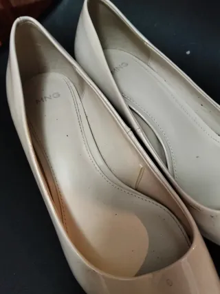 Zapatos de tacón Mango beige