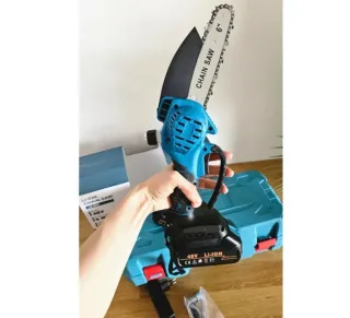 Motosega 6 pollici 48V Li-Ion con 2 Batterie