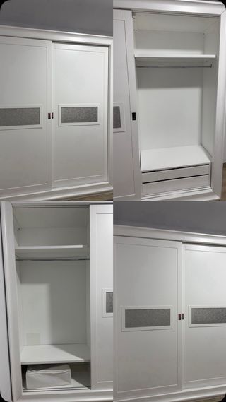 Armario puertas correderas blanco