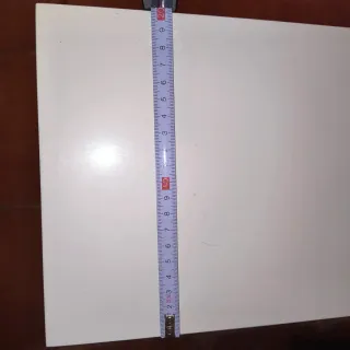 Cubre radiador blanco de madera