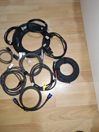 Lote Cables HDMI y más