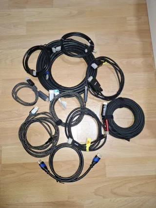 Lote Cables HDMI y más