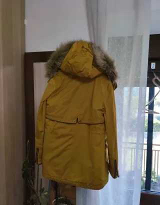 Abrigo Zara Amarillo Forro Polar