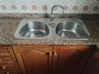 Mesa plegable cocina con 2 taburetes