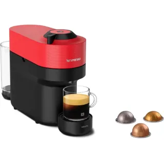 Cafetera Krups Nespresso Vertuo Pop Roja