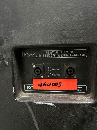 Prosound PS-2   4 cajas poco uso muy bien cuidado.