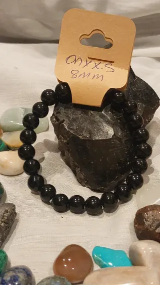 Pulsera Onyx 8mm Piedra Natural