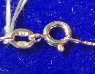 Cadena de Plata de Ley de 45cm