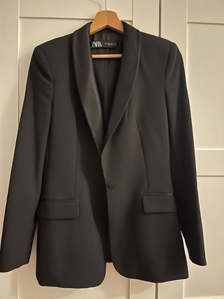 Blazer Zara Negro Talla S