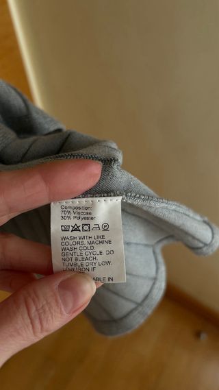 Vestido de punto gris SHEIN