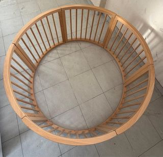 Parque infantil madera redondo