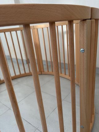 Parque infantil madera redondo