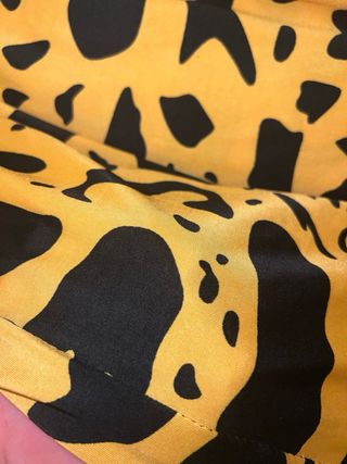 Vestido largo estampado animal print