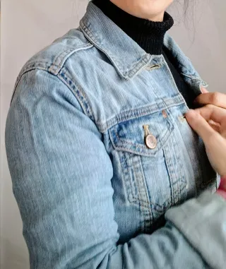 Cazadora vaquera azul